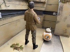 Star Wars Black Series Poe Dameron and Bb 8 – Poe Custom Painted – Ships Fast