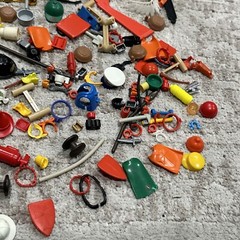 Unsearched Vintage Playmobil Figures And Accessories Lot Geobra 1974-1992 Parts