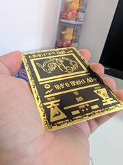 Rayquaza Gold Metal Collector Card Display Piece Unofficial