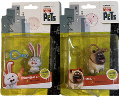 The Secret Life of Pets Snowball and Mel Collectible Keychains