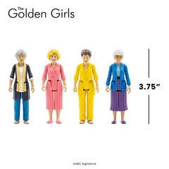 The Golden Girls 3.75-Inch Retro Action Figures | Set Of 4