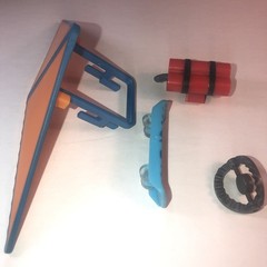 Roblox Piggy Figure Accessories Hang Glider Skateboard Toy Lot Of 4 Mixed Lot