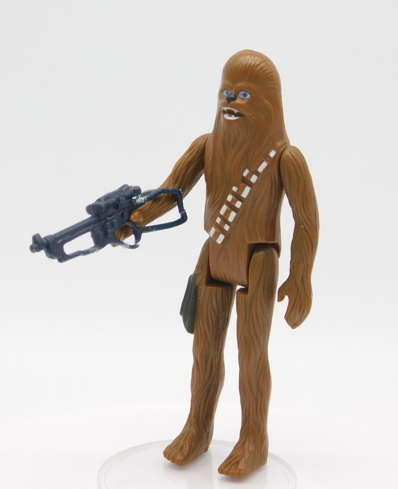 Vintage Star Wars Chewbacca action figure original KENNER 1978 No COO Gun damage