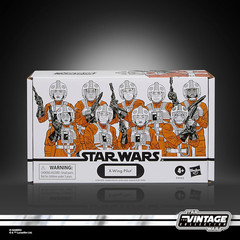 the Vintage Collection X-Wing Pilot 4-Pack, Ahsoka 3.75 Inch Collectible Action