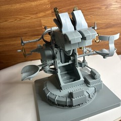 Custom WWII US Navy BOFORS 40MM A/A Gun; US Navy 1/6 +2 custom figs/oufit