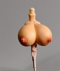 1/12 Large Breast Cover Bust Romankey Model For 6″ Female Action Figure Body Toy