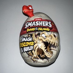 ALMOST GONE! RED! Smashers Dino Island Nano Egg T-Rex Toy ZURU, Dinosaur – New!