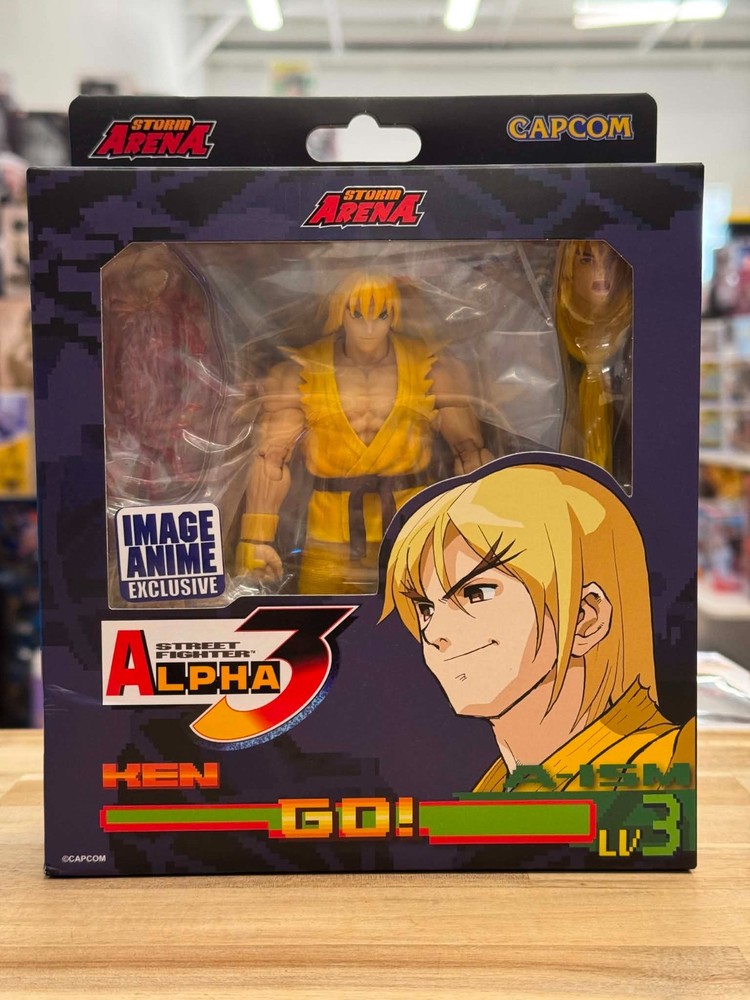Storm Arena 1/12 Street Fighter Alpha 3 Ken Yellow NYCC 2025 Exclusive US Seller