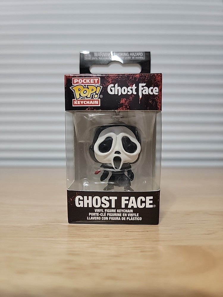 Funko Pocket Horror Movies Scream Ghost Face w/ Knife Pop Keychain