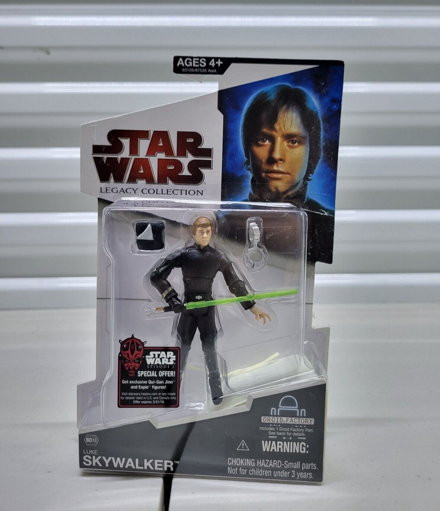 Luke Skywalker BD16 2009 STAR WARS Legacy Collection MOC NEW D1