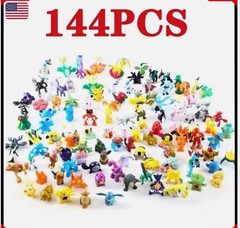 144 Pokemon Mini Figure Toys Pikachu Action Figures | Kids Gift |Party Favors|