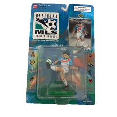 Lot of 10 Bandai Soccer 1996 Action Figures with Player Card Soccer Players New