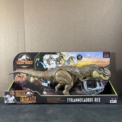 STOMP ‘N ESCAPE TYRANNOSAURUS REX JURASSIC WORLD CAMP DINOSAUR ACTION FIGURE
