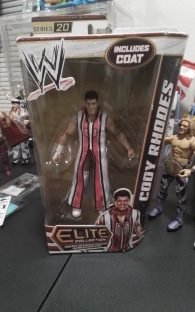 2012 WWE Champion Cody Rhodes Mattel Elite Series #20 Box Wear Nice Still CHEAP!