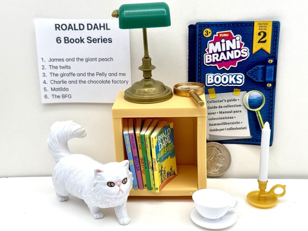 6 BK Roald Dahl Collection Ultra Rare & Rare With Shelf Lamp Cat Tea Cup Candle