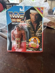 SUPERFLY JIMMY SNUKA WORLD WRESTLING FEDERATION 4″ FIGURE HASBRO 92’ Carded Read