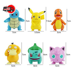 Pokemon Action Figures Pikachu Charmander Squirtle Bulbasaur Kids Toy Collect