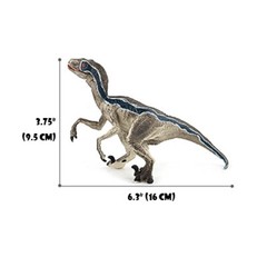 Jurassic Dinosaur Realistic Model Velociraptor Raptor Figure For Kids Dino Toy