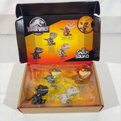 NEW MATTEL Jurassic World Snap Squad Pack Wave 1 (Set of 4) Toys COMES IN BOX