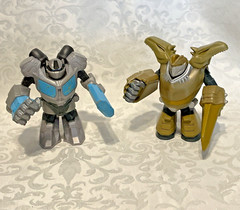 2 Transformers Battle Masters Fight Robots Sockem Toys 2013 Hasbro