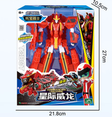 Tobot V Galaxy Detectives Commander Universe Transforming Ship Robot Toy Gift
