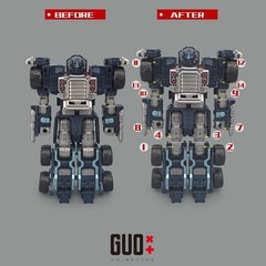 3D DIY Filler Upgrade Kit For ARMADA NEMESIS PRIME Accessories GO BETTER