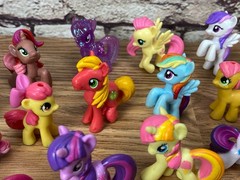 MLP My Little Pony Mini Figure Small 1” & 2″ Blind Bag Ponies Mixed Lot Of 48