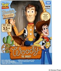 Toy Story Real Size Talking Figure Woody Japanese English Voice Takara Tomy JPN