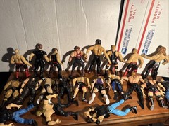 Lot Of 21 Wrestling Figures Mixed Different Years & Collections 90’s & 2000s Mix