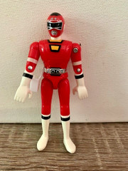 Bandai 1997 Power Rangers Turbo Gekisou Sentai Carranger Red Ranger 5″