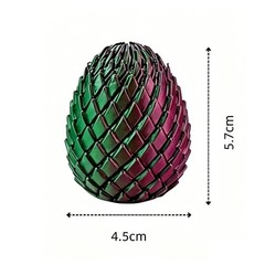3D Printed Dragon Egg Stress Relief Deformable Twist Desk Ornament Toy