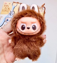 LABUBU Plush Mini – Pin For Love BROWN (L) Authentic POP MART The Monsters 🤎