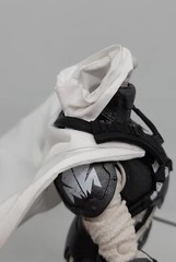 SU-MF-C-GM: White Wired cape for McFarlane DC Ghost-Maker Action Figure