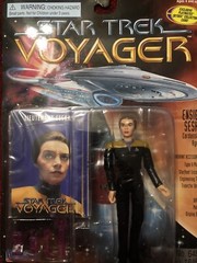 6 Different Unopened 1996 Playmates Star Trek Voyager Figures