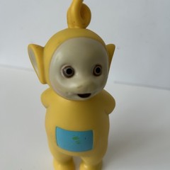 VINTAGE 1998 Teletubbies Laa-Laa YELLOW Vinyl Figure Playskool Ragdoll 6”