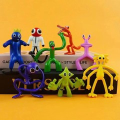 8PCS Rainbow Friends Figure Set 6-9cm PVC Game Collectible Model Toy New Gift