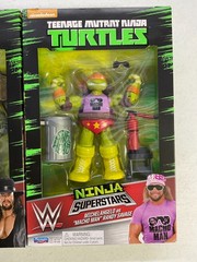 Playmates TMNT x WWE Ninja Superstars Series 1 Complete Set SEALED