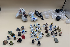 Hasbro Star Wars Fighter Pods Lot of 48 Figures And 3 Vehicles – Great Variety!