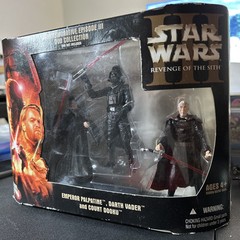 Hasbro Star Wars Commemorative Episode III Collection 2 Of 3 Vader Palpatine +++