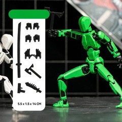 Titan13, Dummy 13, T13 Action Figure,Toy Robot, 3D Printed