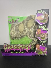 GrossMos Flying Dino Assortment Interactive – Green: ABS Dinosaur Figure by MGA
