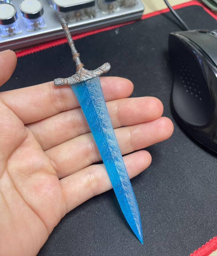 Painted 1/12 Cool Sword Weapon Model For DIY 6″ Action Figure romankey notaman