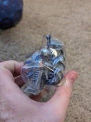 Crystalynx Dragons – Season 2 – NEW OPEN BOX – Blue/Silver – with Egg