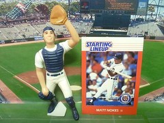 1988 MATT NOKES – Starting Lineup Baseball Figure & Card – DETROIT TIGERS
