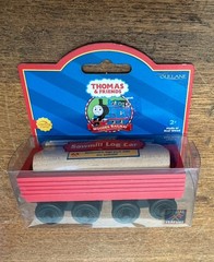 2001 Learning Curve Wooden Thomas Train Sawmill Log Car! NEW!