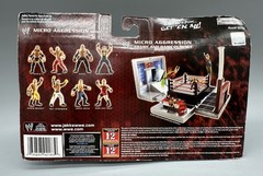 SEALED Jakks WWE Micro Aggression Rey Mysterio, John Cena, Rob Van Dam Figures.
