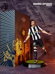 Football Stars Memoirs Studio 1/6 Del Piero Figure Roaring Head