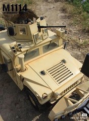 New GO-TRUCK 1/6 Scale Heavy Armored HMMWV UAH-M1114 Car Model For 12” INSTOCK