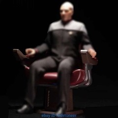 EXO-6 Enterprise-E Captain’s C Chair For 1/6 Action Figure Model Collection 12”