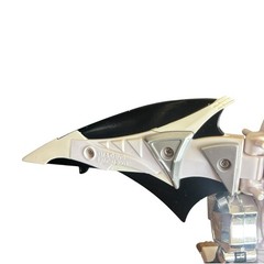 2003 Bandai Power Rangers Dino Thunder White Drago Zord Raptor Toy Rider White